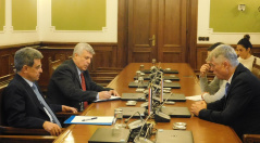 20. decembar 2017. Predsednik Poslaničke grupe prijateljstva sa Sirijom na sastanku sa otpravnikom poslova Ambasade Sirije u Beogradu